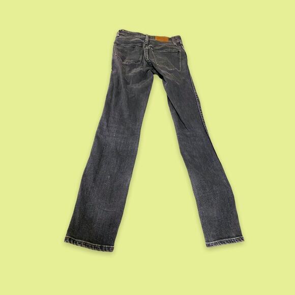 Madewell High Riser 10" Skinny Skinny Grey Cotton Stretch Denim Jeans Size 24 - Picture 7 of 8